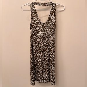 American Eagle Halter Cheetah Print Dress - SMALL - NWOT